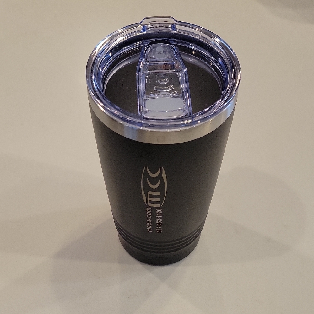 Free With Purchase New 16 Ounce Black To Go Mug